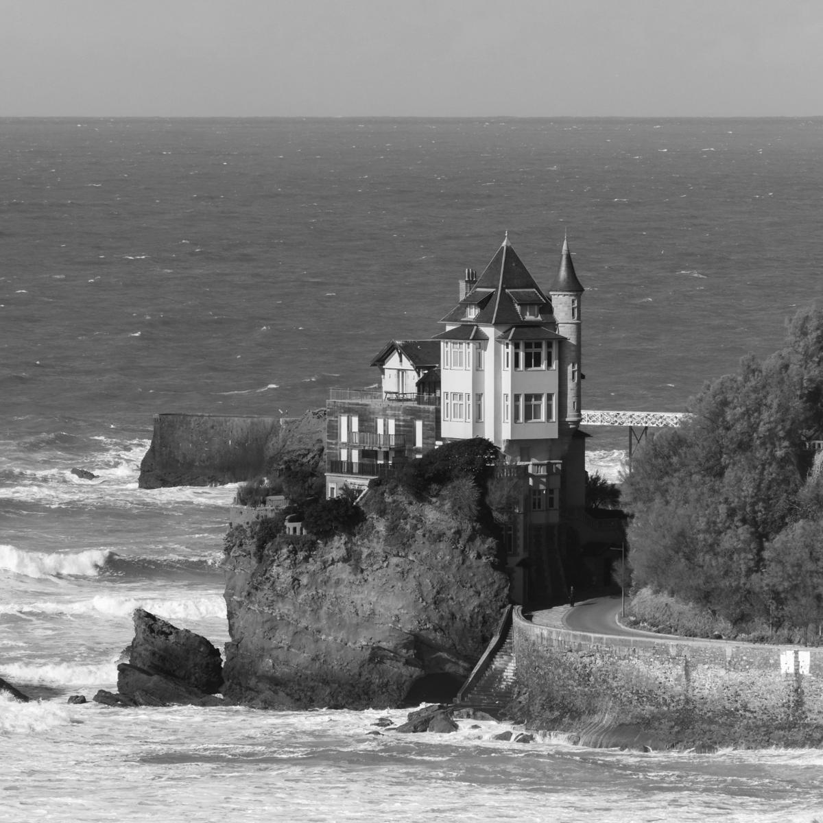 Biarritz en noir et blanc