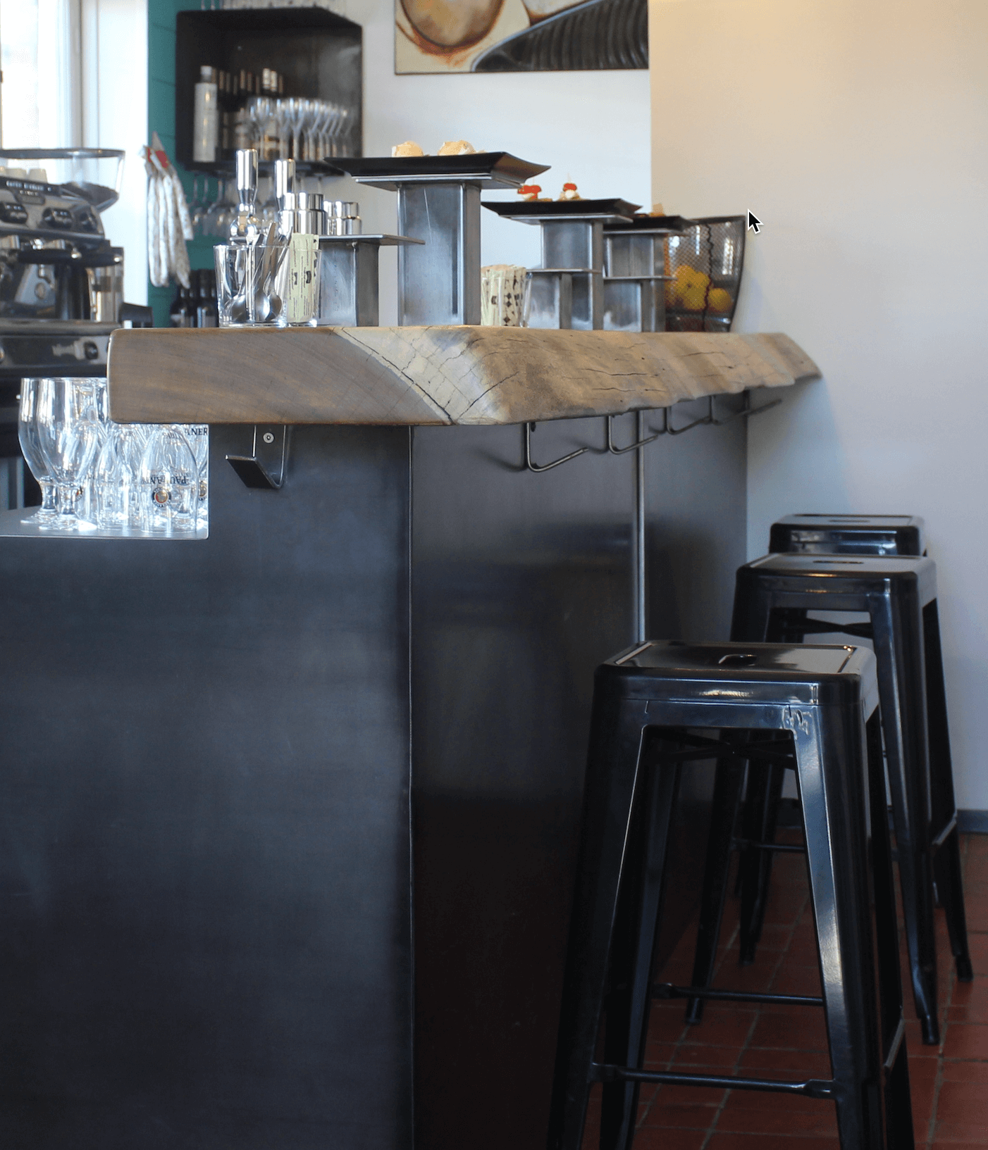 Bar counter and desk