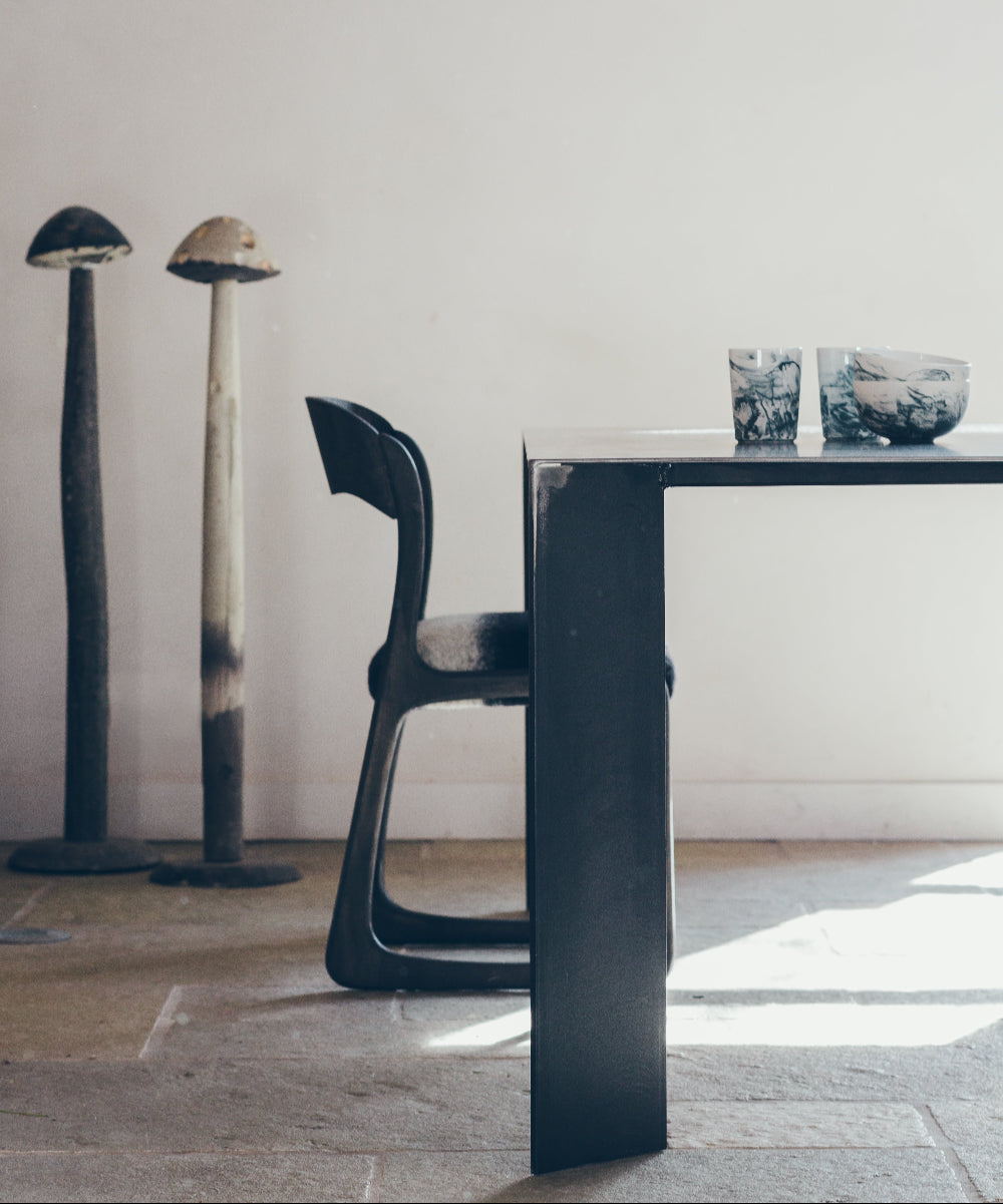 Lime table and desk